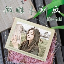 Special significance gift anniversary value cheap love anniversary couples break up wood painting custom