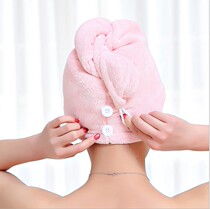 New Coral Suede Absorbent Dry Hair Towel Dry Hair Hat Bath Cap Thickened Bag Turban Adult Wipe Hair Speed Dry Towels