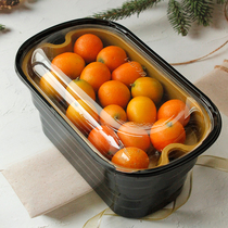 Disposable fruit box carts Centia Packaging Box Cherry Multilayer Thickened Plastic Transparent with Gelon Eye Packaging Box