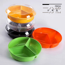 Disposable fruit box Compartment Color 30% Gg with lid plastic Fresh fruit cut parquet Packaged Fruit Scoop