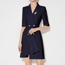 2022 New Professional Suit Dress Dress Woman Summer Receptionist Working Dress Beautician workwear high-end clubhouse