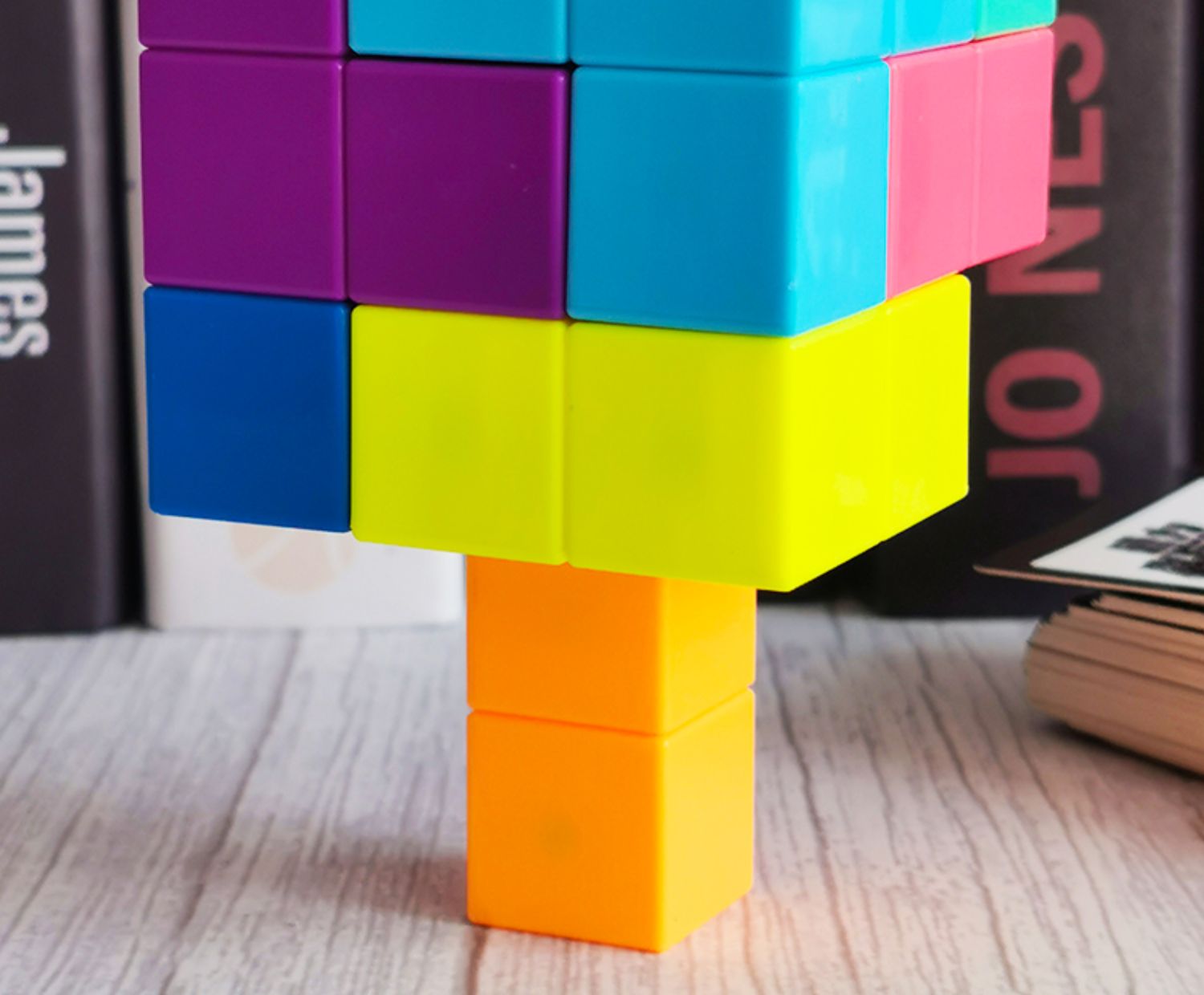 索玛立方体积木俄罗斯方块立体七巧板智力拼图教具儿童益智玩具_aekun