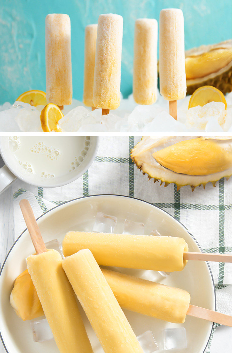 猫山大叔 20支猫山王榴莲雪糕冰淇淋 水果冰激凌棒冰网红冰棍冰棒