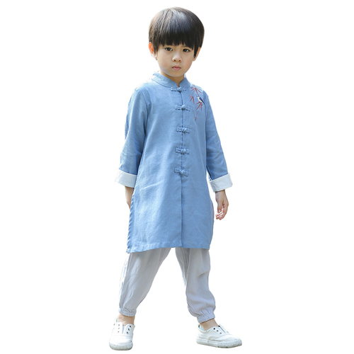 Boys Tang Suit for Kids Boy's Tang suit baby spring hanfu chinese style children's clothing children's Chinese retro costume children's national style clothing
