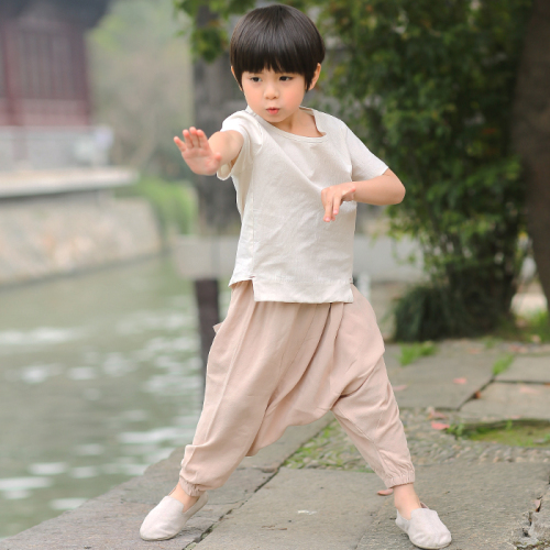 Boys Tang Suit for Kids Hanfu children's clothing boys' Tang clothing children's Chinese style summer baby Chinese retro ancient costume thin children's national clothing