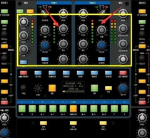 RANE Lane 68 62 61 56 57 Mixer High School Low EQ Gain Potentiometer Knob