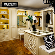 Boloni custom whole wardrobe European bedroom combination large wardrobe closets custom-made cyberbogweinis