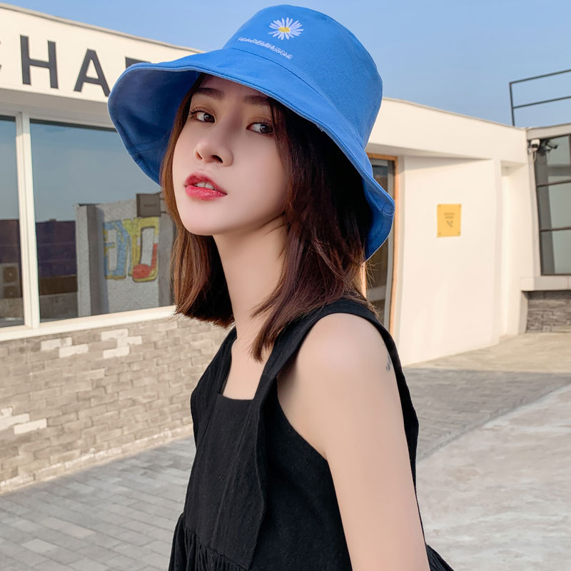 女韩版潮小雏菊夏天防紫外线遮阳帽