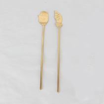 Pure copper out-of-the-food knife with a knife hand put in a firework hand-knife