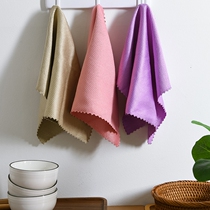 Fish scale rag no water mark wipe glass lint clean towel home kitchen decontamination oil washing scouring cloth