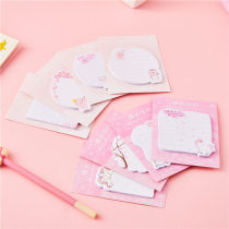 Sticky notes Hand account salt department to-do list ins Simple creative takeaway sticky notes Net red girl heart Cherry blossom super cute