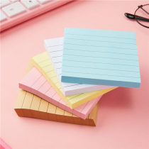 Takeaway good price post-it note creative students with simple sticky strong cross-line delivery ins tips Net red cute
