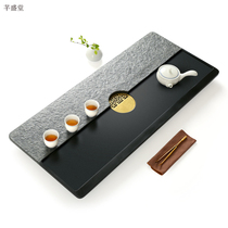 Natural Wujin Stone Tea Plate Stone Plate Set Fully Automatic One Bottle Whole Stone Household Stone Small Tea Table