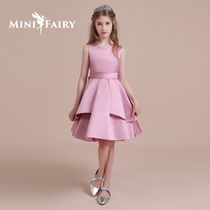 Female childrens model catwalk dress girl princess dress