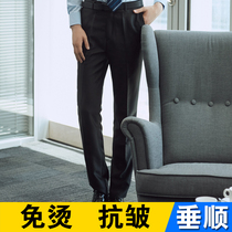 Mens trousers Business youth formal trousers Casual pants Free Korean slim professional suit pants Summer
