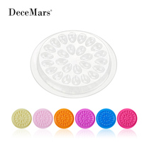 100pcs Disposable Eyelash Extension Glue Holder Pallet Plast