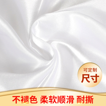 White cloth white satin cloth white glossy silk cloth flashlight show photography background white cloth can be processed