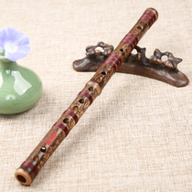 Gospel Dipurple Bamboo Mini Short Flute Adult Students Zero Basic Beginology Introductory Teaching Playing EFG Tuning Small Musical Instruments