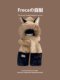 Fire Fox Ears 모자 스카프 장갑 통합 된 3- 인간 따뜻한 모피 스키 스카프 두꺼운 3 피스 세트 Fire Fox Ears 모자 스카프 장갑 통합 된 3- 인간 따뜻한 모피 스키 스카프 두꺼운 3 피스 세트