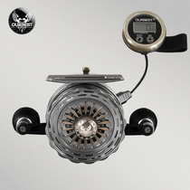 Obeth Great Wall Raft Fishing Wheel Digital Display Magnetic Slow Valve Wheel Oover Great Wall 1-30B Slow Raft Raft Wheel