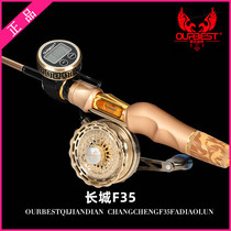 Obeth Great Wall F35 raft fishing wheel one-key magnetic descent Digital Display cutting wheel Obebest Great Wall raft fishing wheel