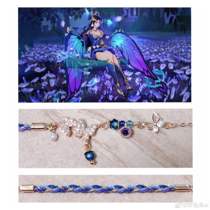 King Glory Perimeter Bracelet Mink Cicada Midsummer Night Dream Derivative Bracelet Import 14k Bag Gold Bracelet