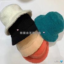 Now 2019 Winter South Korea East Gate memuse New Lamb hair fisherman hat basin cap warm hat children