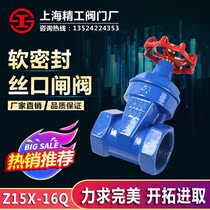 Shanghai Seiko valve soft seal gate valve (QT450)Z15X-16Q DN15-100