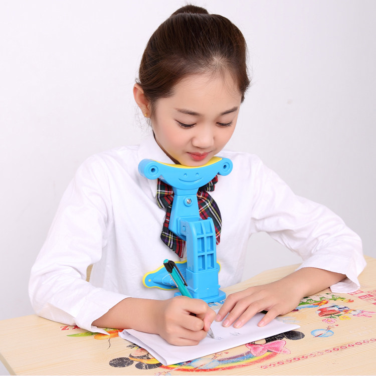 儿童坐姿矫正器防小学生视力保护器近视纠正写字姿势仪架护眼架矫