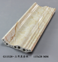 Yin angle line Imitation marble 3D background wall border ceiling top angle line Hotel engineering decoration pressure edge line
