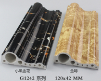 Stone-plastic door cover crimping Polymer nano-stone imitation marble background wall border strip skirting line window cover line