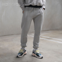 DRIOTOPIA American retro plus velvet trousers mens casual thickening sweatpants fitness training leggings DRIOCO