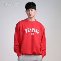 DRIOTOPIA 2021 RETRO SPORTS SWEATER men thickened plus velvet LONG-sleeved CASUAL PULLOVER WOMEN DRIOCO