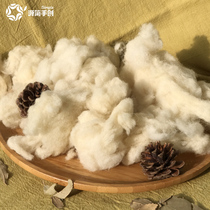 Match with Yuanjian hand-created wool felt Poke poke Music manual diy pure wool 58S 50 grams of filled wool