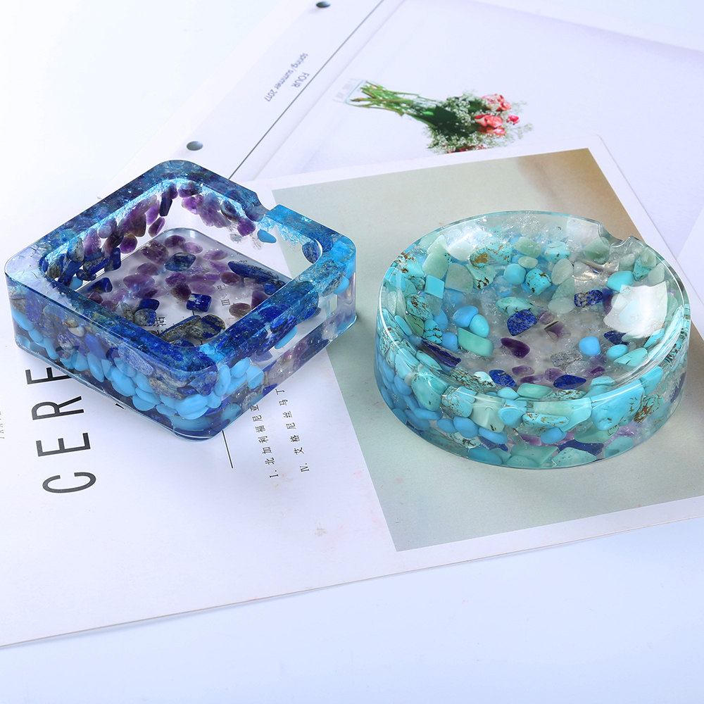 秋兰diy水晶滴胶材料 水晶石彩石 ab胶手工制作水晶滴胶素材