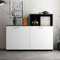 Office combination file cabinet Low cabinet with lock storage printer cabinet Simple modern table side cabinet Wooden