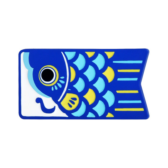 Pinfessor Koinobori Pin 원래 귀여운 잉어 플래그 배지 금속 페인트 브로치 Pinfessor Koinobori Pin 원래 귀여운 잉어 플래그 배지 금속 페인트 브로치
