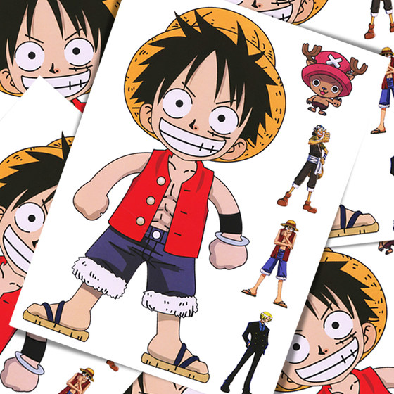 일본 코믹 원 조각 Luffy 만화 스티커는 접착제가없는 자동차 평평한 기타 방수 냉장고 대형 크기 가방 일본 코믹 원 조각 Luffy 만화 스티커는 접착제가없는 자동차 평평한 기타 방수 냉장고 대형 크기 가방