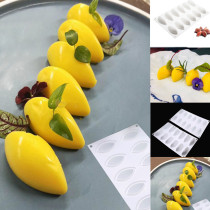 Mango ice cream truffle silicone mousse mold French dessert cake dish modeling olive mold 12 even