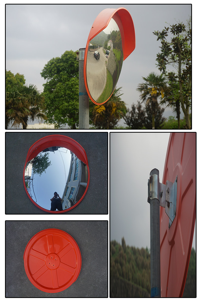 交通广角凸面100cm反光镜道路广角镜球面镜转角弯镜凹凸镜防盗镜_双氙