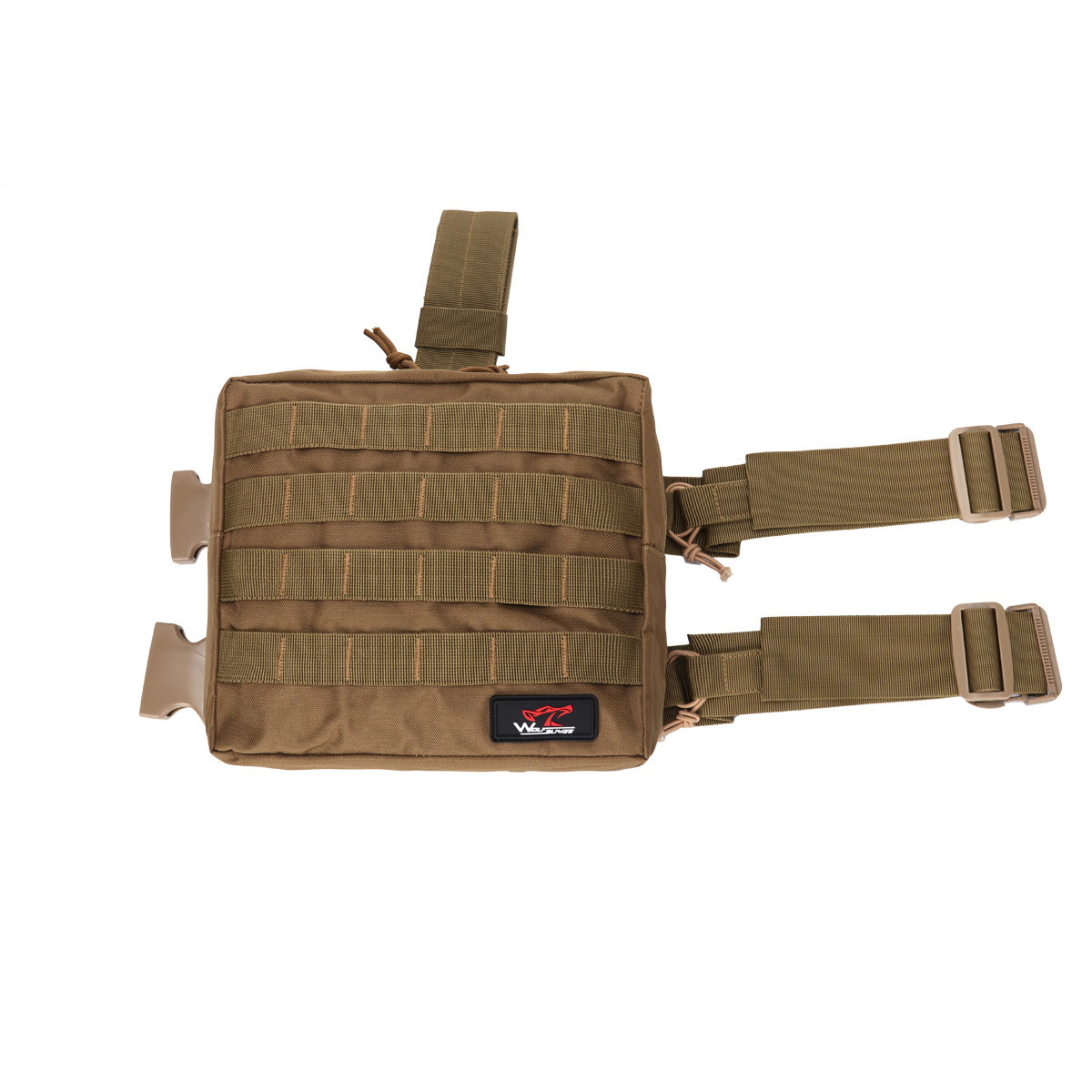 Outdoor V2 Multipurpose Military Gauge Nylon Tactical Camouflaged Leg Bag Mollo Field Leg Hanging Bag Multifunction Riding Bag