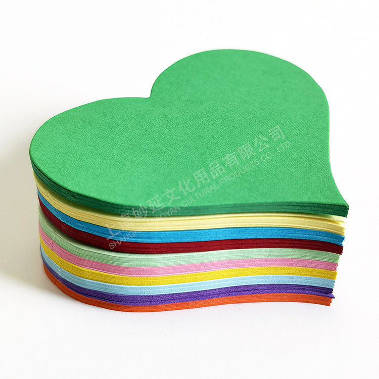 爱心卡纸心形许愿卡教师节贺卡大红桃心留言爱心形卡片彩色硬卡纸