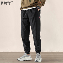Boomer 2022 Spring Autumn New Casual Bungling Pants Mens Day Department Straight Barrel Loose 100 Hitchhiking Pants Manicure Pants
