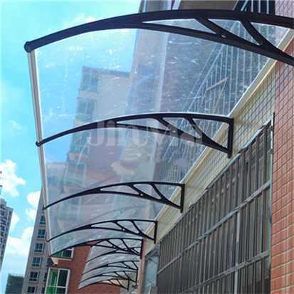 塑钢雨棚遮阳棚空调雨搭露台阳台窗口挡雨棚耐力板支架_7折现价289元