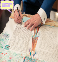 Parchment writing Medieval hand-copied painting Leather blank parchment Copy Sutra Thangka Make a wish Magic ritual