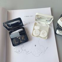 Contact lens case advanced eye shape beautiful pupil box cold wind boys ins simple trend portable companion box