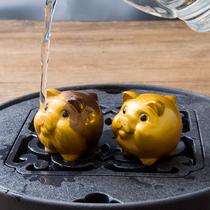 Piggy color-changing tea pet ornaments boutique can raise handmade creative cute tea art kung fu tea set accessories small play pieces