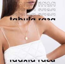 TabulaRasa Portugal CINCO Official Authorized Vintage Sterling Silver ins Mashup Dylan Necklace