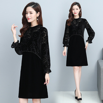 Womens fashion trend high cold Imperial sister wind mature temperament small Man jumpsuit skirt 2021 womens new autumn and winter