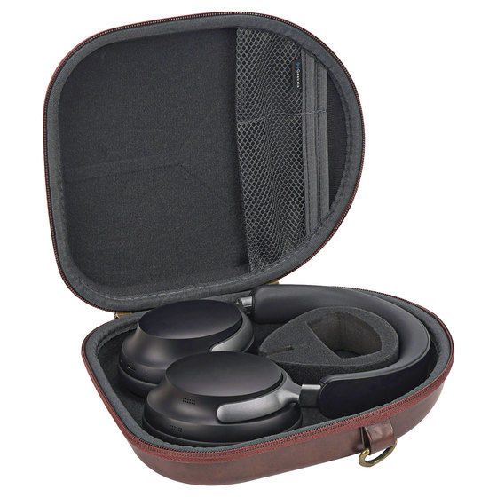 괴짜 괴짜 유쾌한 보스 QC35 QC25 PU 브라운 하드 케이스 보호 방수 휴대용 가방 괴짜 괴짜 유쾌한 보스 QC35 QC25 PU 브라운 하드 케이스 보호 방수 휴대용 가방